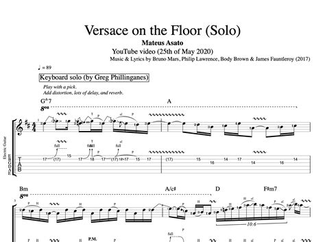 versace on the floorguitar tab|Versace on the floor chordtela.